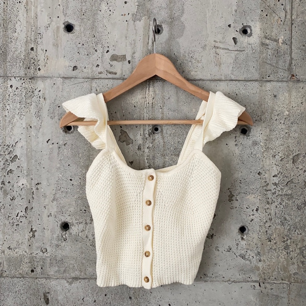 Urban Outfitters Cropped Knit Top